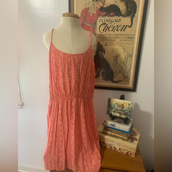 Old Navy Orange Shells Print Cami Dress Women's Size XL - Picture 12 of 13